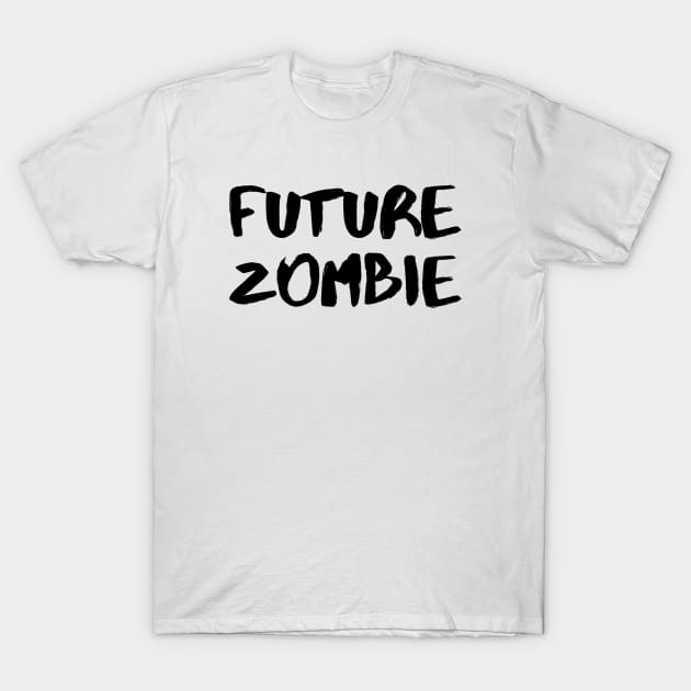 Future Zombie – Black T-Shirt by KoreDemeter14